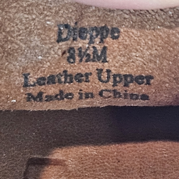 L'amour Des Pieds Womens Leather Ballet Slip-On Flats 8.5 Tan Textured Boho Chic - Picture 2 of 11